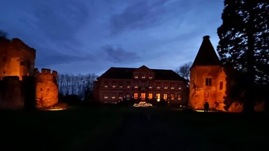 Christmas market at Niedernai Castle