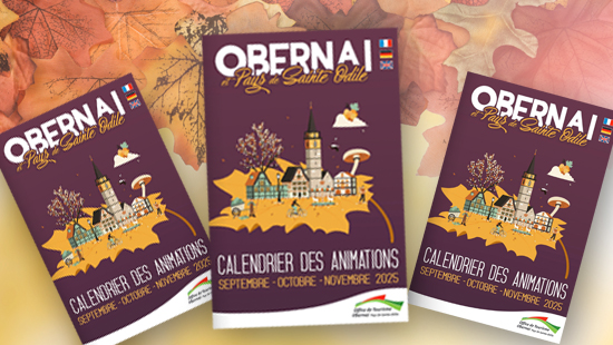 Autumn has arrived ! The events calendar too!